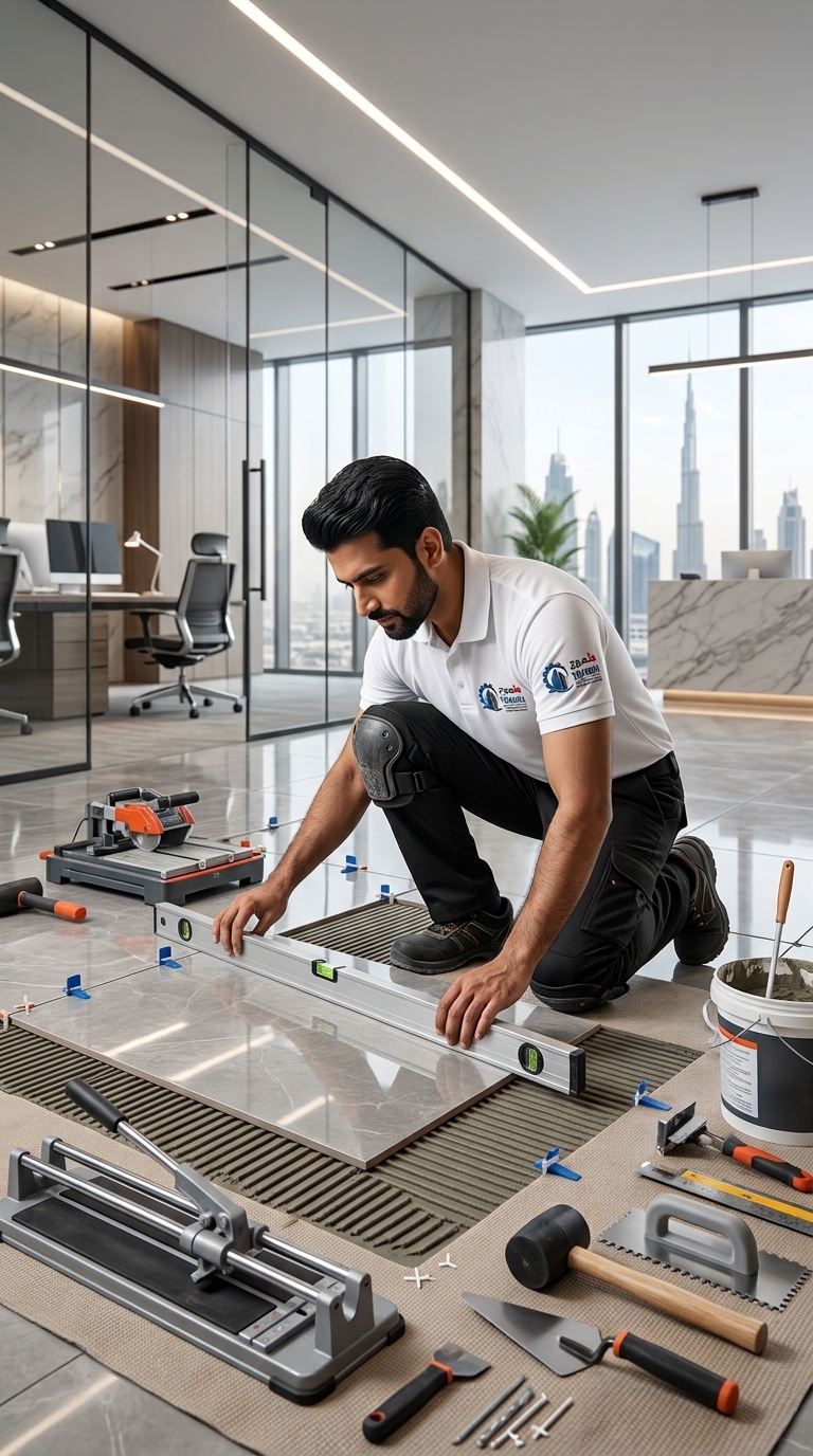 Office Tile Installation Services Dubai