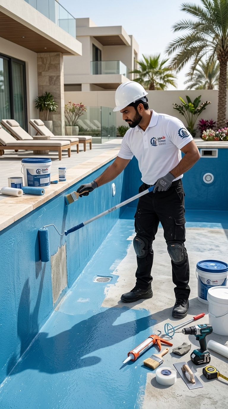 Swimming Pool Waterproofing Service Dubai