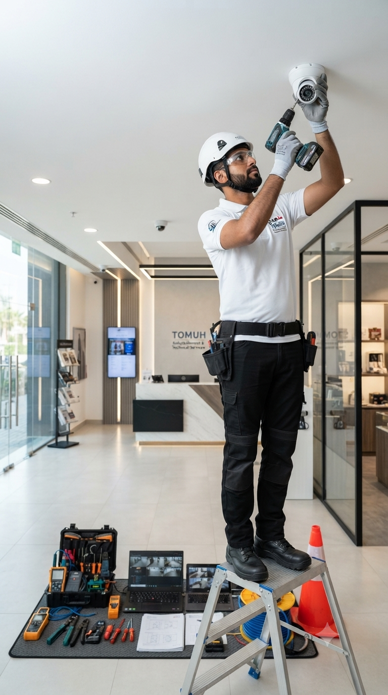 Commercial CCTV Installation Services Dubai