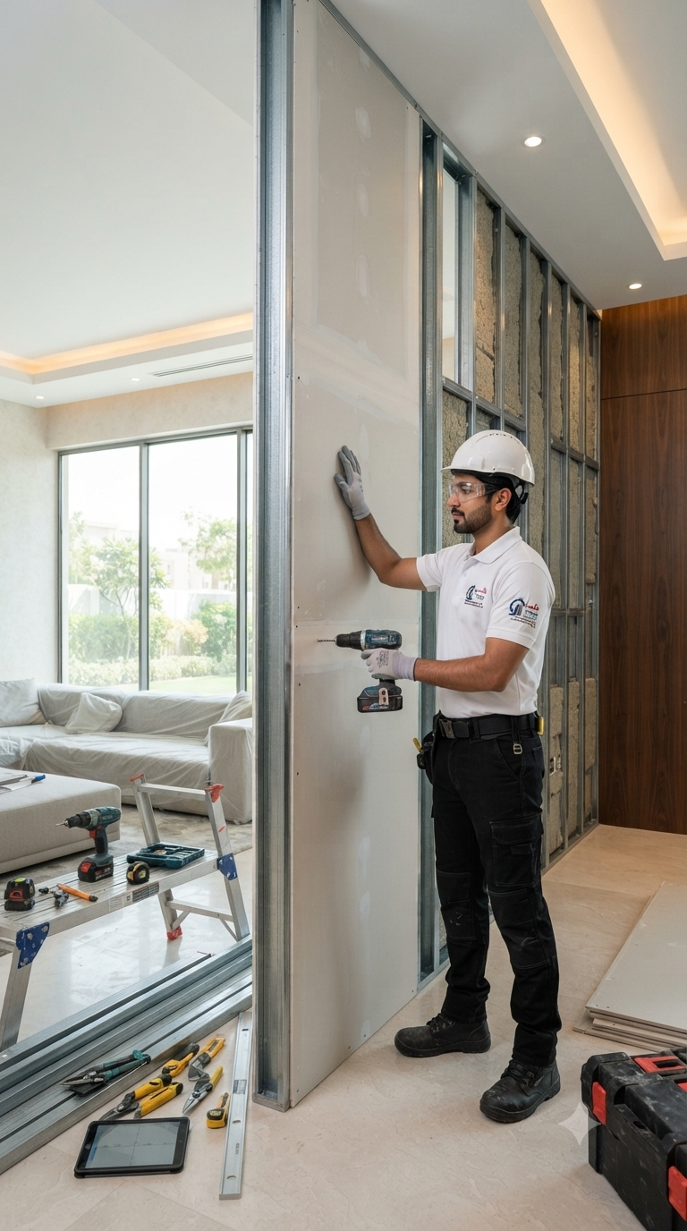 Gypsum Partition Services Dubai