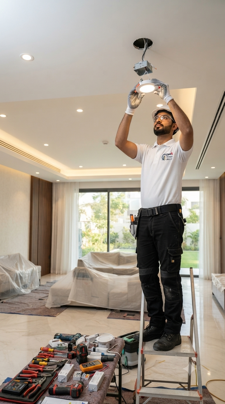 LED Ceiling Lighting Services Dubai