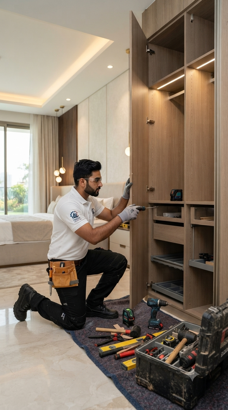 Wardrobe Installation Services Dubai