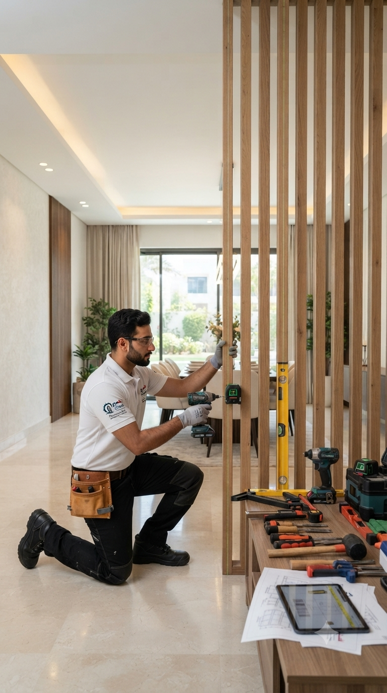 Wooden Partition Services Dubai